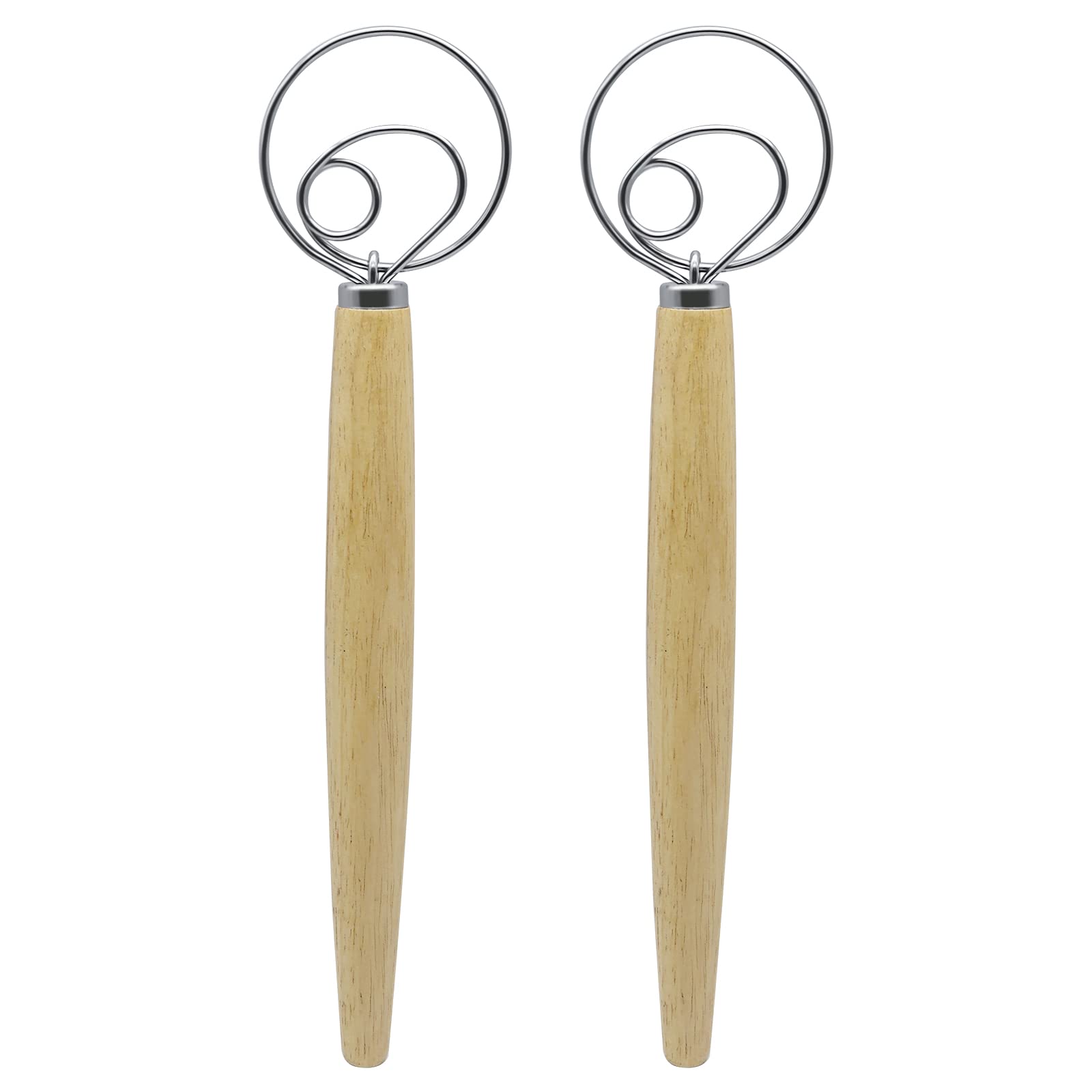 Medoca Stainless Danish Dough Whisk 2 Pack