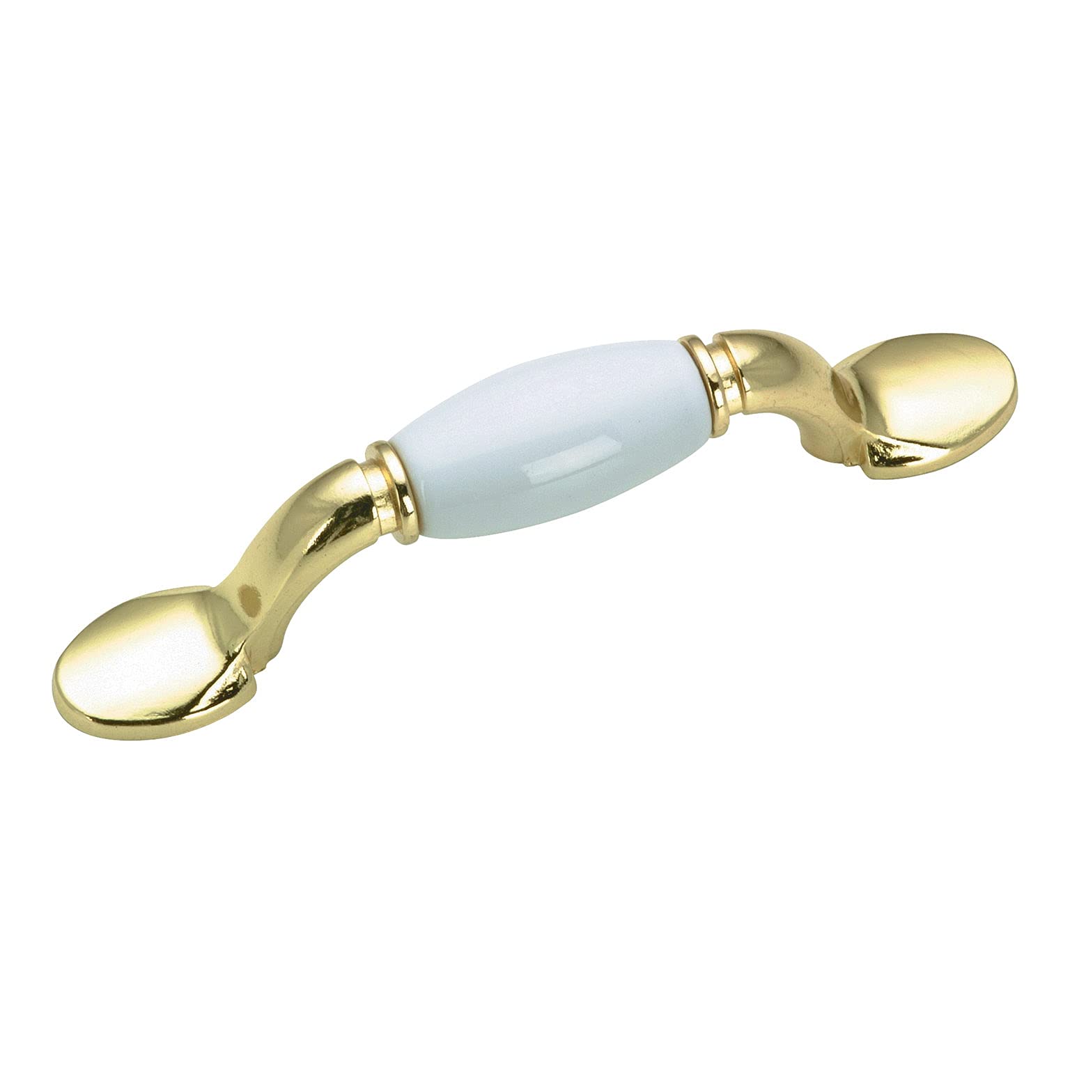 Richelieu Cherbourg Cabinet Pull White Brass