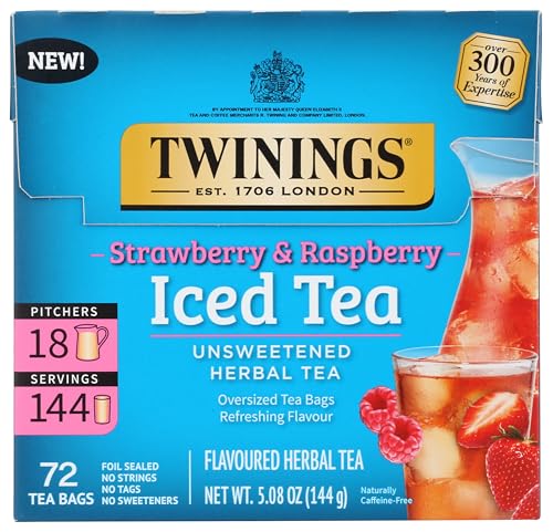 Twinings Strawberry & Raspberry Iced Tea 72 Bags