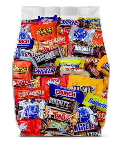 Assorted Chocolate Candy Variety Bulk Individually Wrapped 5lb