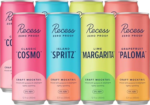 Recess Zero Proof Craft Mocktails Sampler 12 Pack