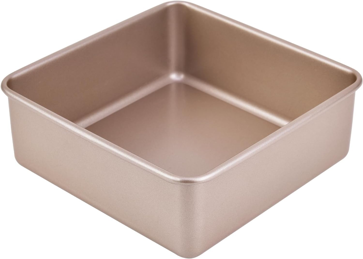 Ksdhotware Non-Stick Square Cake Pan Champagne