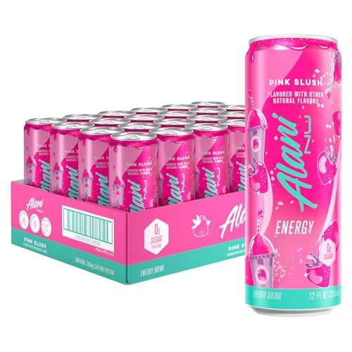 Alani Nu Pink Slush Energy Drink 12oz Cans 24-Pack