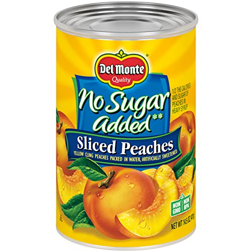 Del Monte Sliced Peaches No Sugar Added 14.5oz