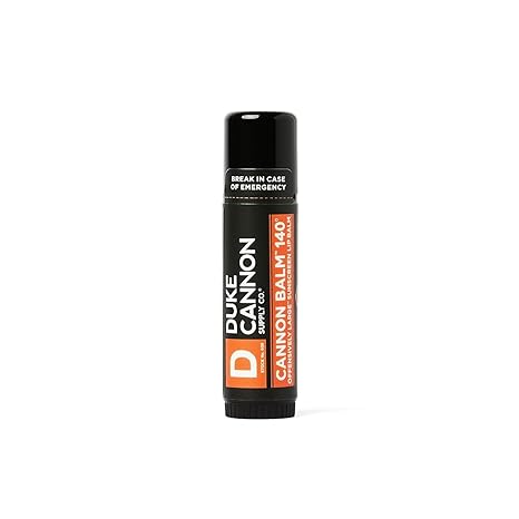 Duke Cannon Broad Spectrum SPF 30 Cannon 140° Sunscreen Lip Balm Hydrate Defend Formulated To Withstand Degrees Up to 140°F 0.56oz
