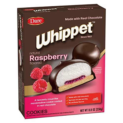 Dare Whippet Raspberry Cookies Box 8.8oz
