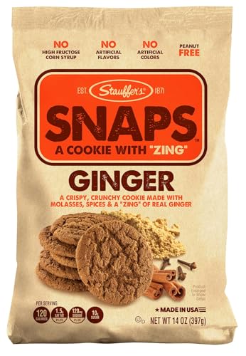 Stauffers Ginger Snaps Cookies Bag 14oz