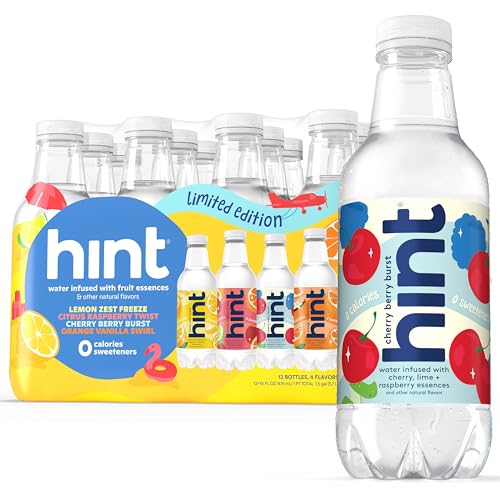 Hint Summer Classics Flavored Water Zero Sugar 16oz 12 Pack