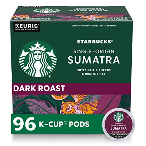 Starbucks Sumatra Dark Roast K-Cups 96 Pods