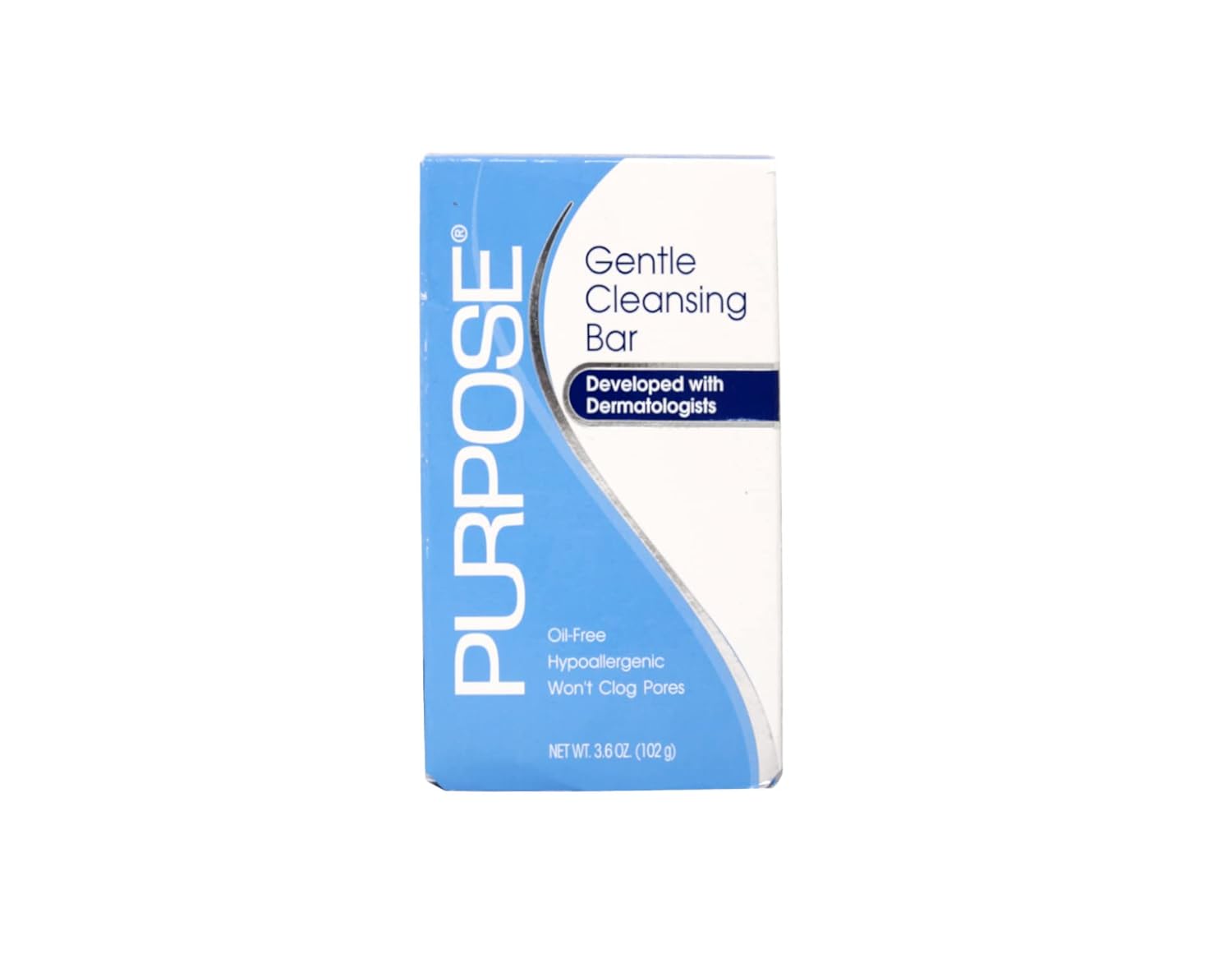 Purpose Oil-Free Gentle Cleansing Bar soap, 3.6 oz