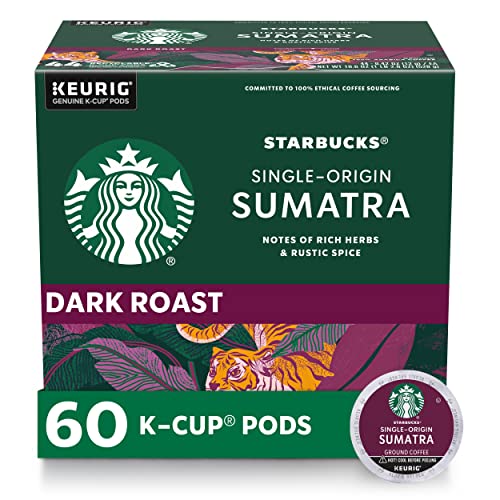 Starbucks Sumatra Dark Roast K-Cups 60 Pods