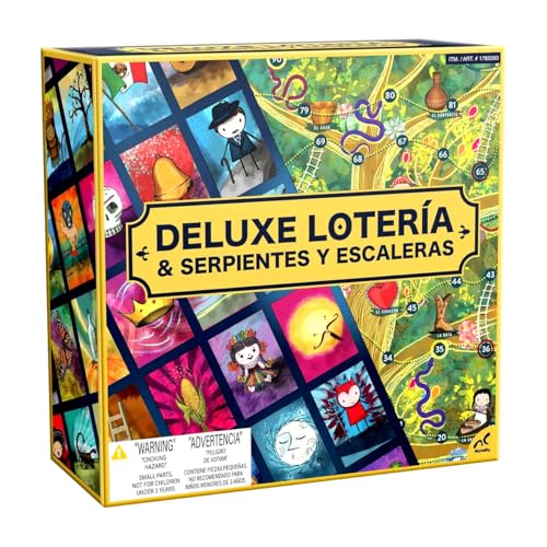 Deluxe Loteria Snakes Ladders Mexican Board Game