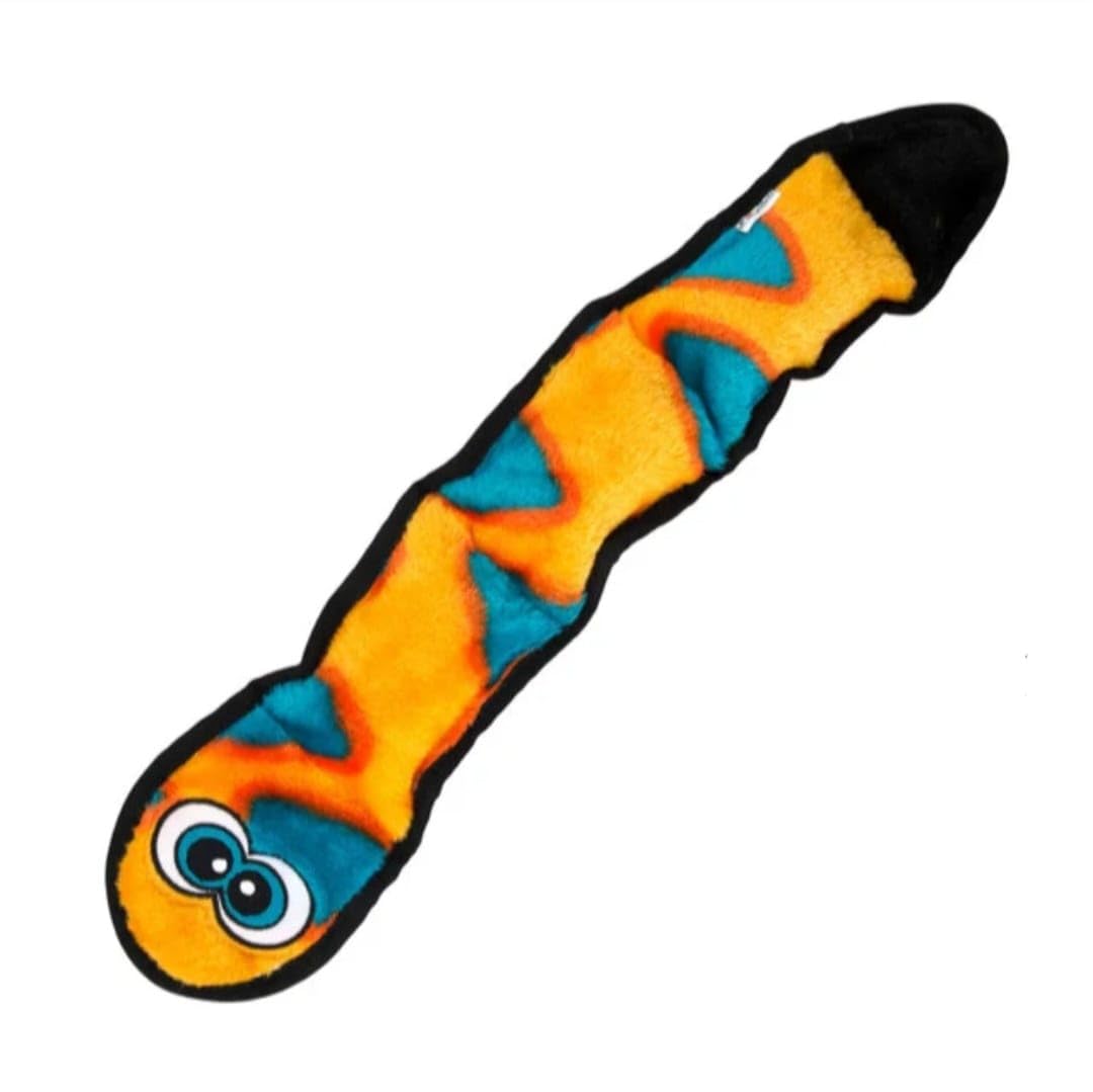 Outward Hound Durablez Orange Snake Plush Toy Large