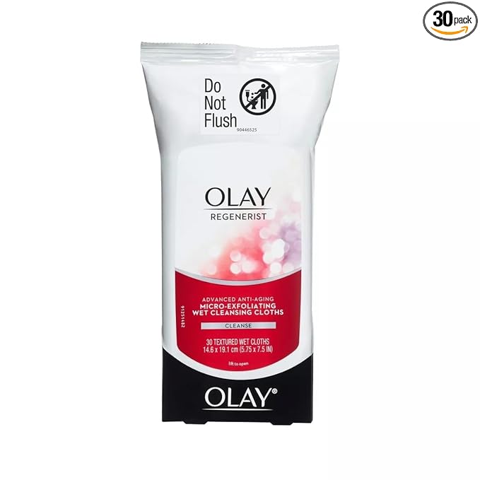 Olay Regenerist Micro-Exfoliating Wet Cleansing Cloths - 30 ct