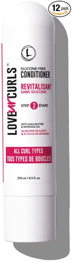 Love ur Curls Step 2 Sulfate Free Conditioner All Curl Types w/ Shea Butter & Moringa Oil 8.5oz