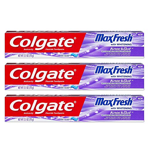 Colgate Max Fresh Knockout Gel Toothpaste 3 Pack