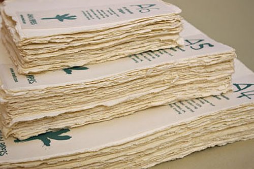 Khadi Handmade Paper 4x6 140lb 20-Sheet Pack