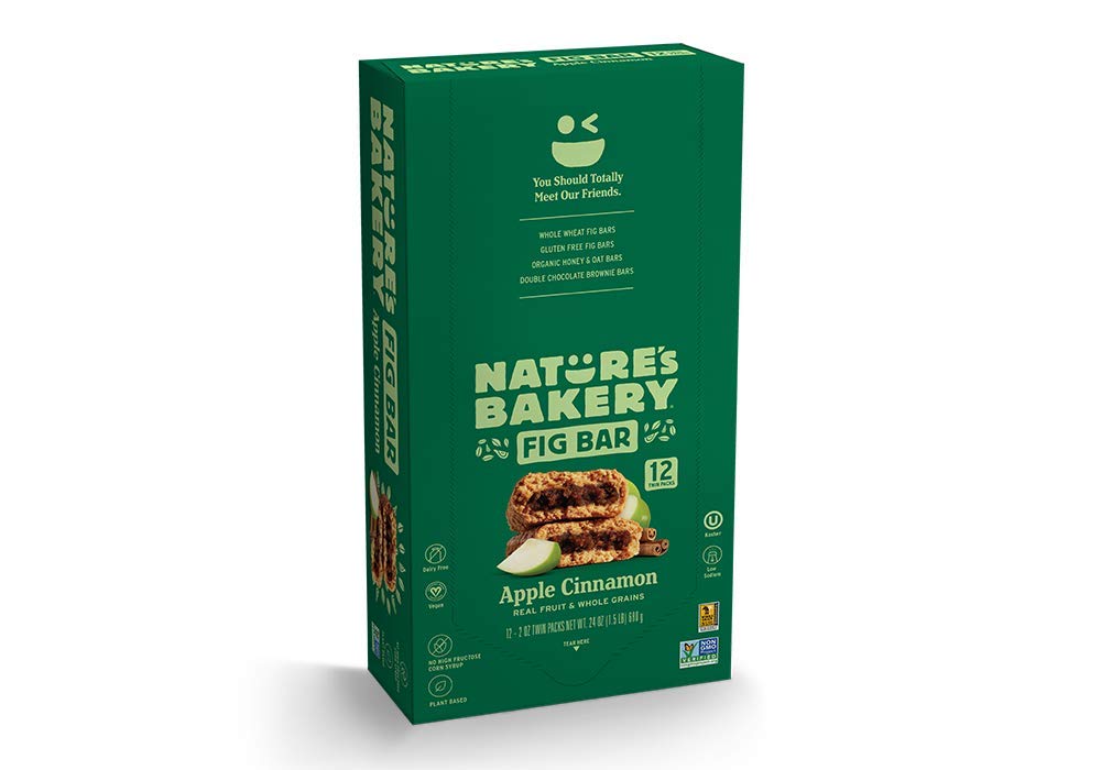 Nature's Bakery Apple Cinnamon Fig Bars 12 Twin-Packs