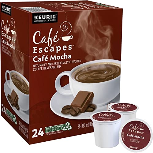 Cafe Escapes Cafe Mocha K-Cup Pods 24 Count