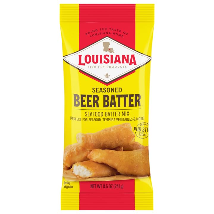 Louisiana Fish Fry Beer Batter Mix 8.5oz 12 Pack