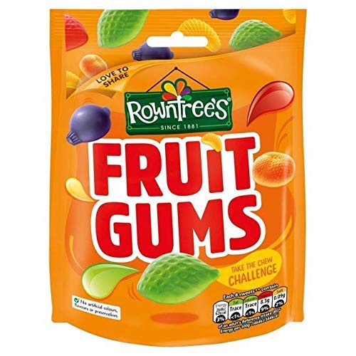 Rowntree Fruit Gums, 1 pack