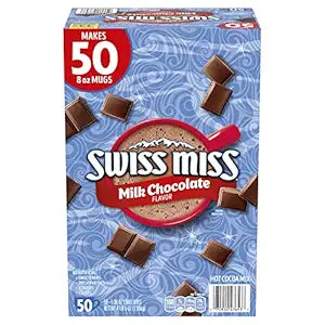 Swiss Miss Milk Chocolate Flavor Hot Cocoa Mix, 1.38 oz. 50-Count K-cup DAMAGED BOX