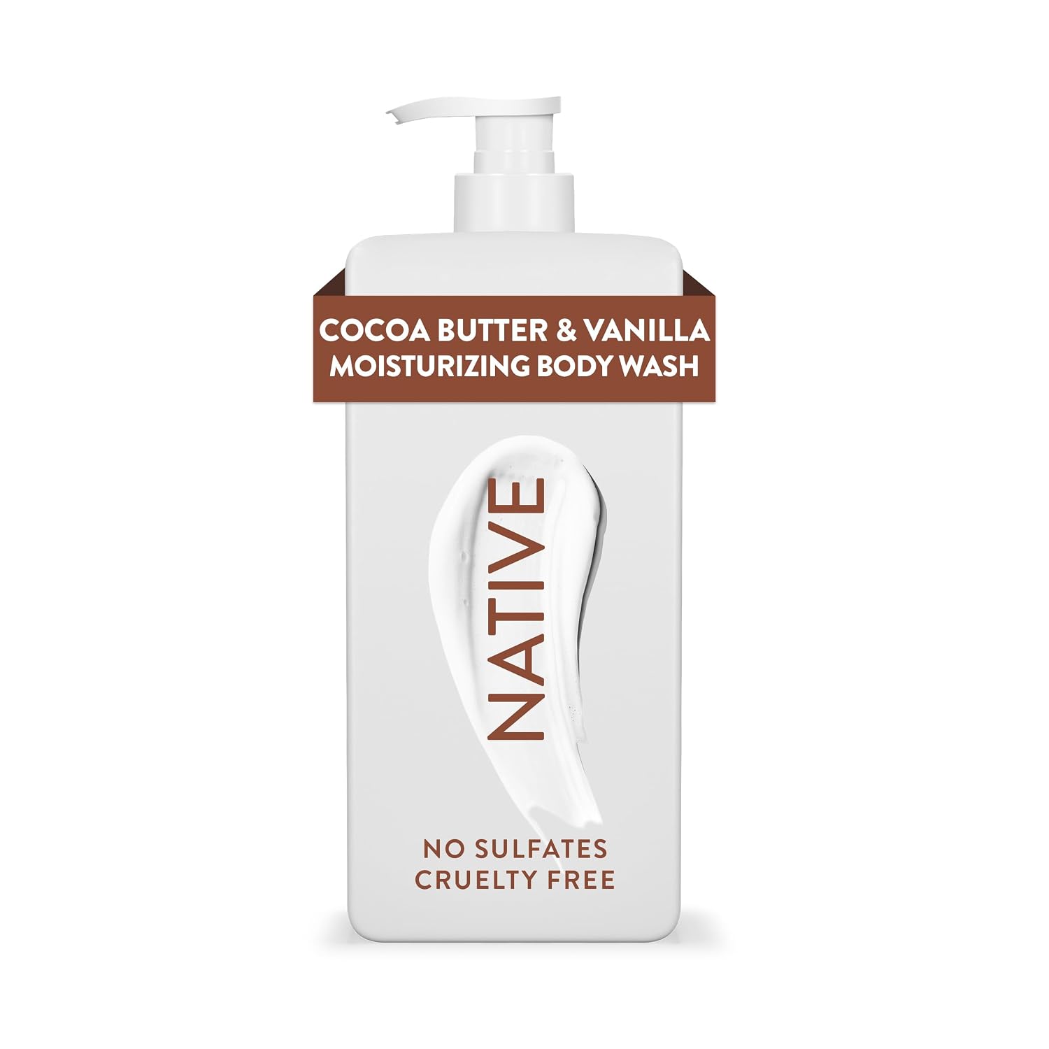 Native Cocoa Butter & Vanilla Moisturizing Body Wash 18.oz
