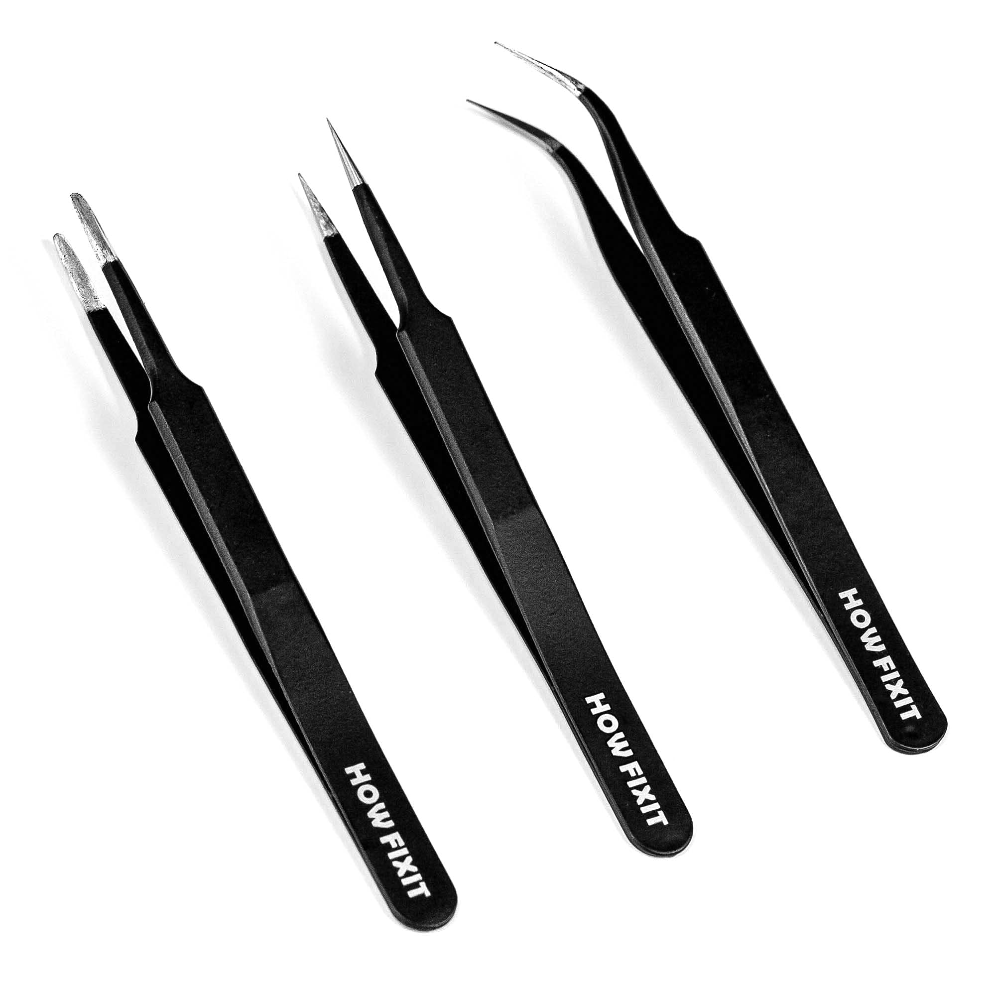 HowFixit Precision Tweezers Set Anti-Static