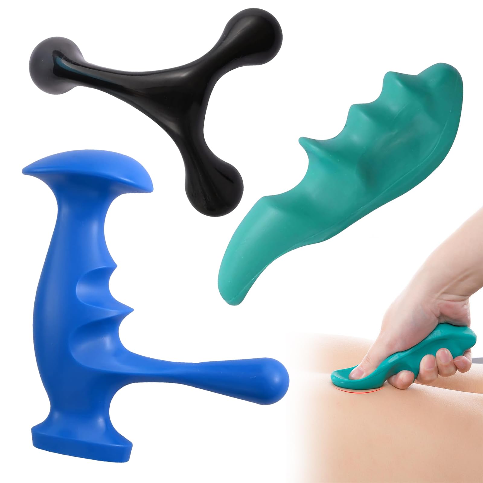 hautllaif Trigger Point Thumb Saver Massage Tool Set