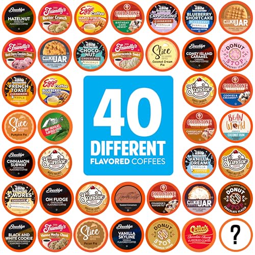 Two Rivers Flavored Coffee Pods Variety 40 Count