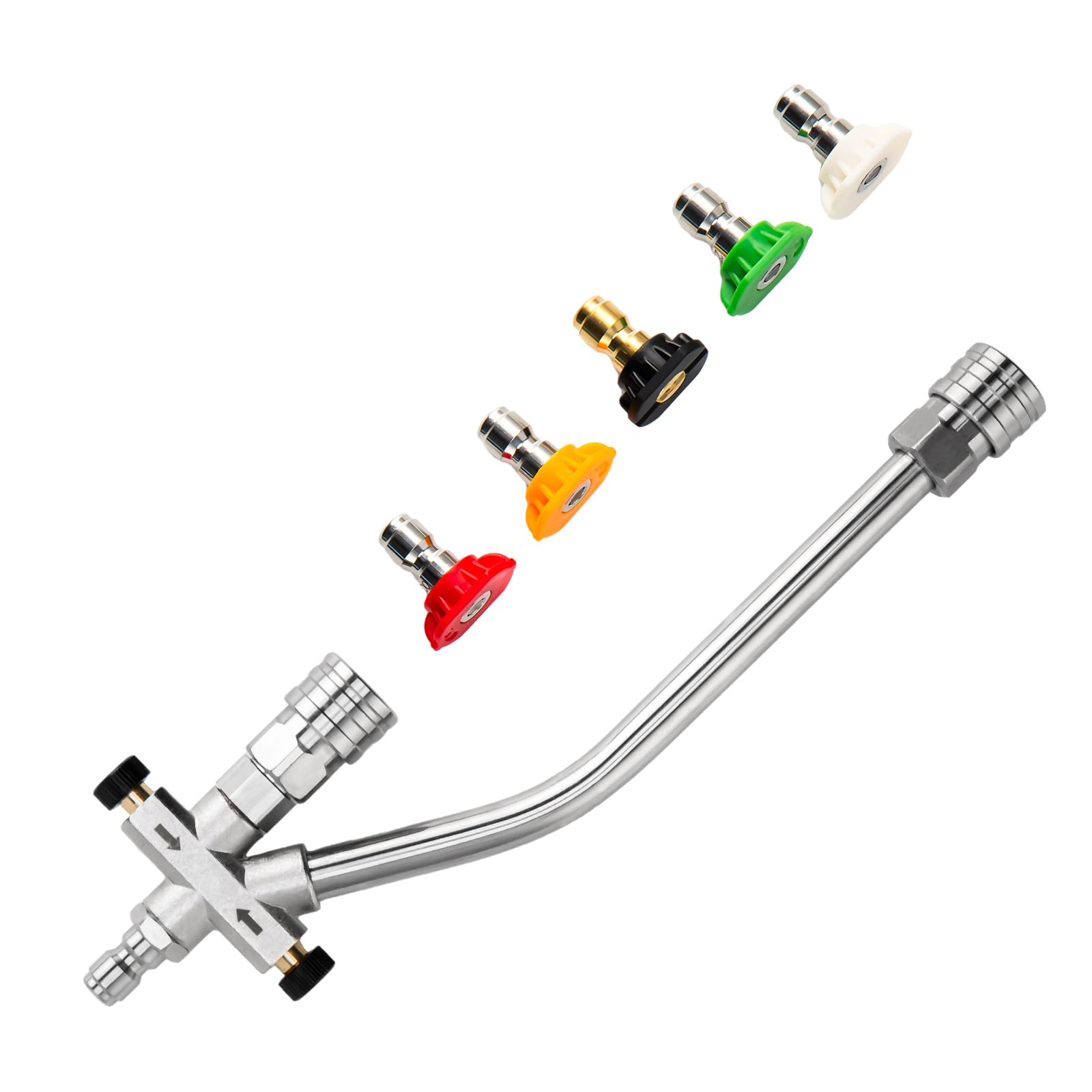 Pressure Washer Foam Cannon Dual Connector with 5 Nozzles