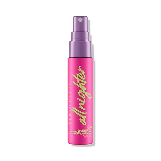 Urban Decay all righter Long Lasting Makeup Setting Spray All Day Wear Hyaluronic Acid Watermelon Fruit Extract 1oz