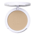 e.l.f. Light 280W Camo Powder Foundation Buildable to Full Coverage, Semi-Matte Finish Comes with Applicator Sponge & Mirror 0.28oz