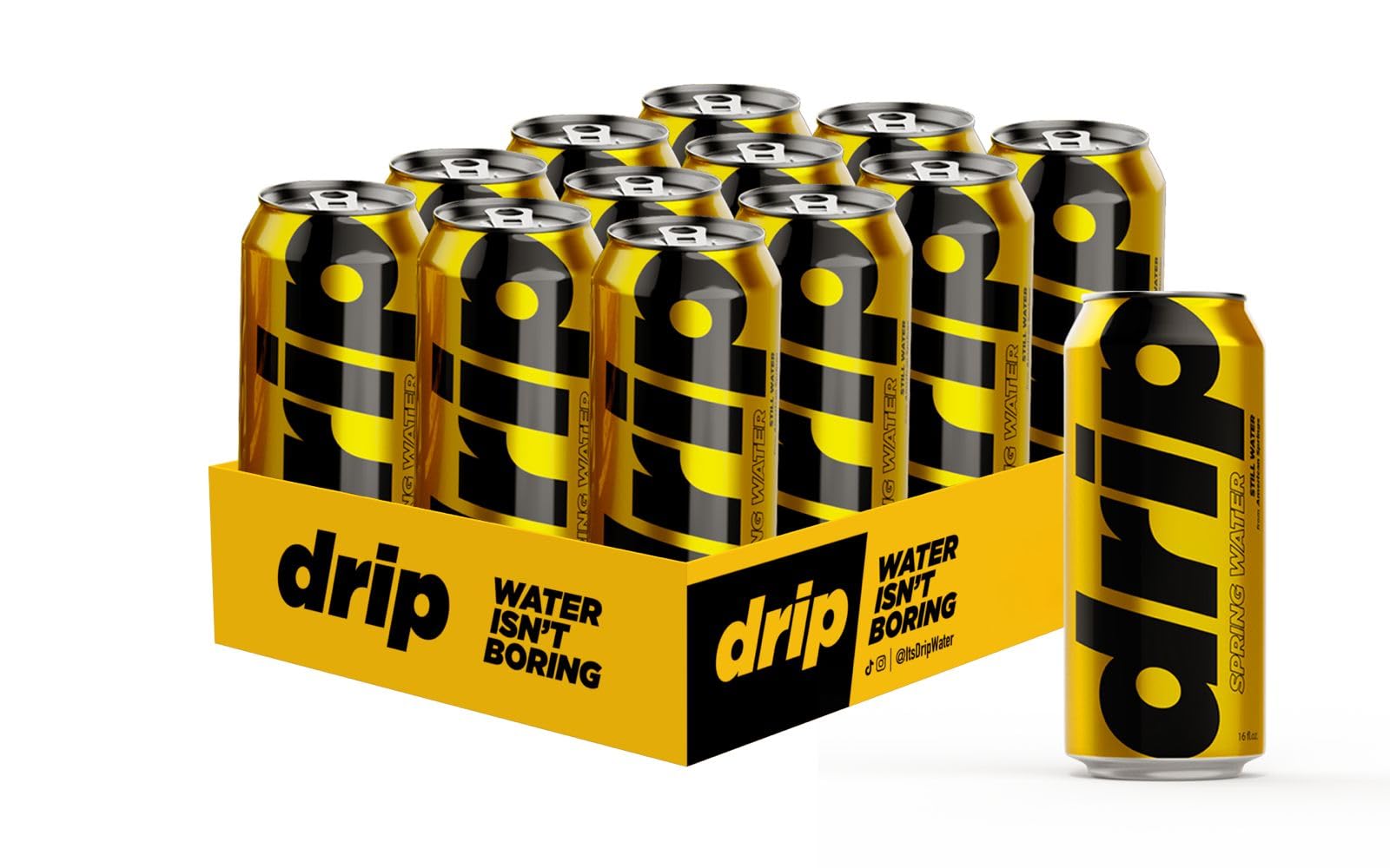 Drip Still Water Sport Cans 16oz 12 Pack