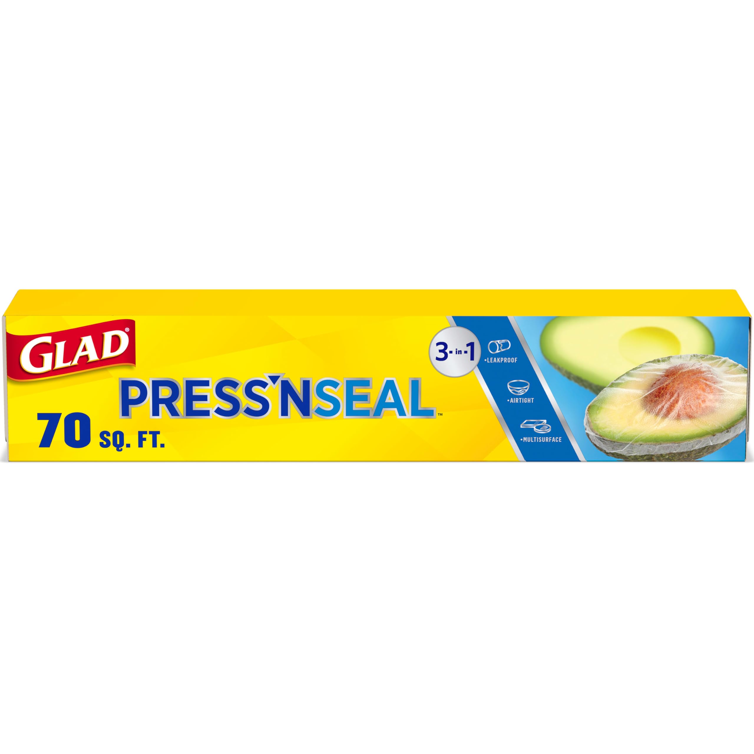 Glad Press'N Seal Food Plastic Wrap 70 Sq Ft