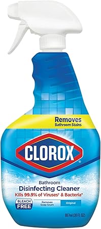 Clorox Clorox Disinfecting Bathroom Cleaner, Bleach Free 30 Ounce Spray Bottle