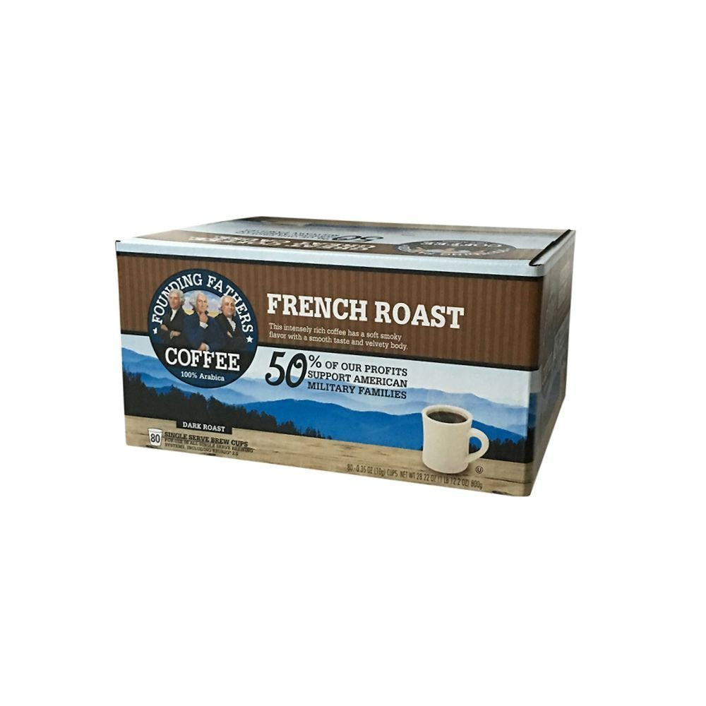 Founding Fathers French Roast Coffee 80-Count