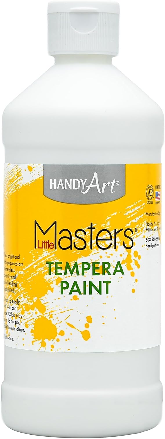HandyArt Little Masters Tempera White Paint 16oz