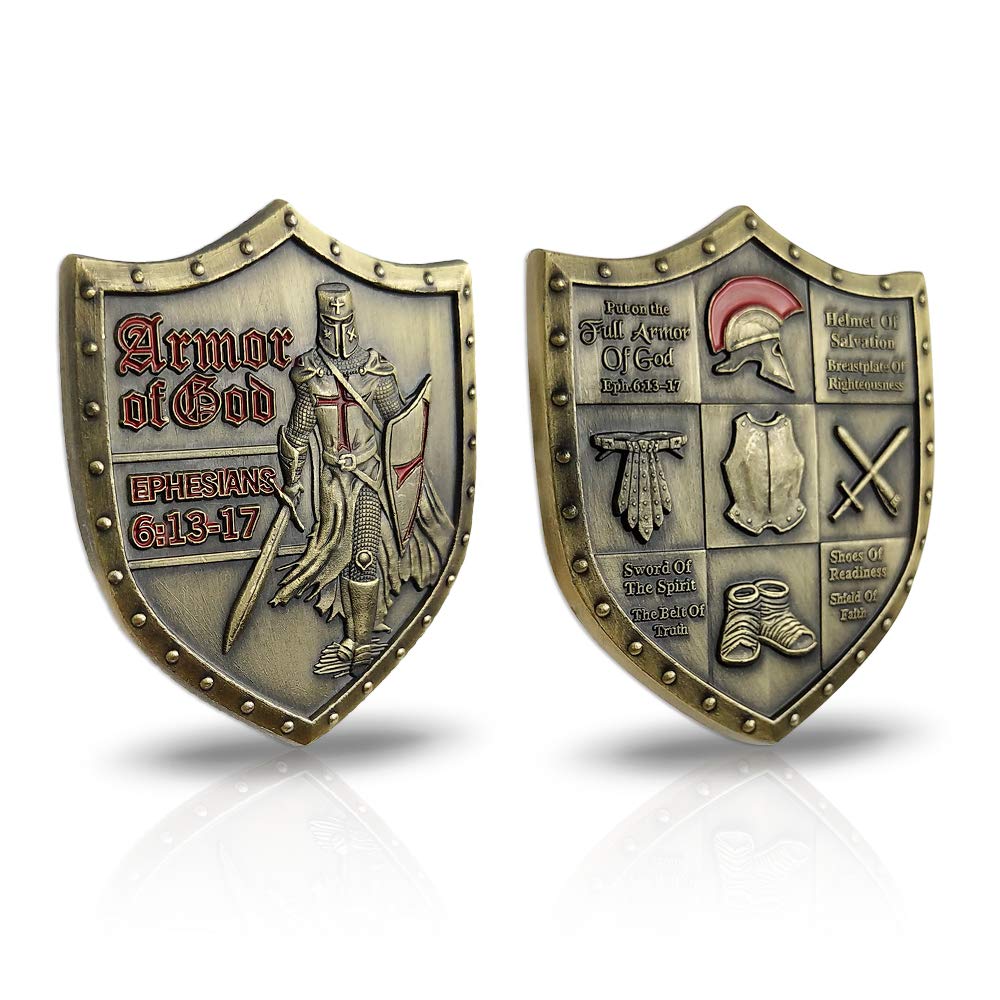 AtSKnSK Armor of God Challenge Coin Commemorative