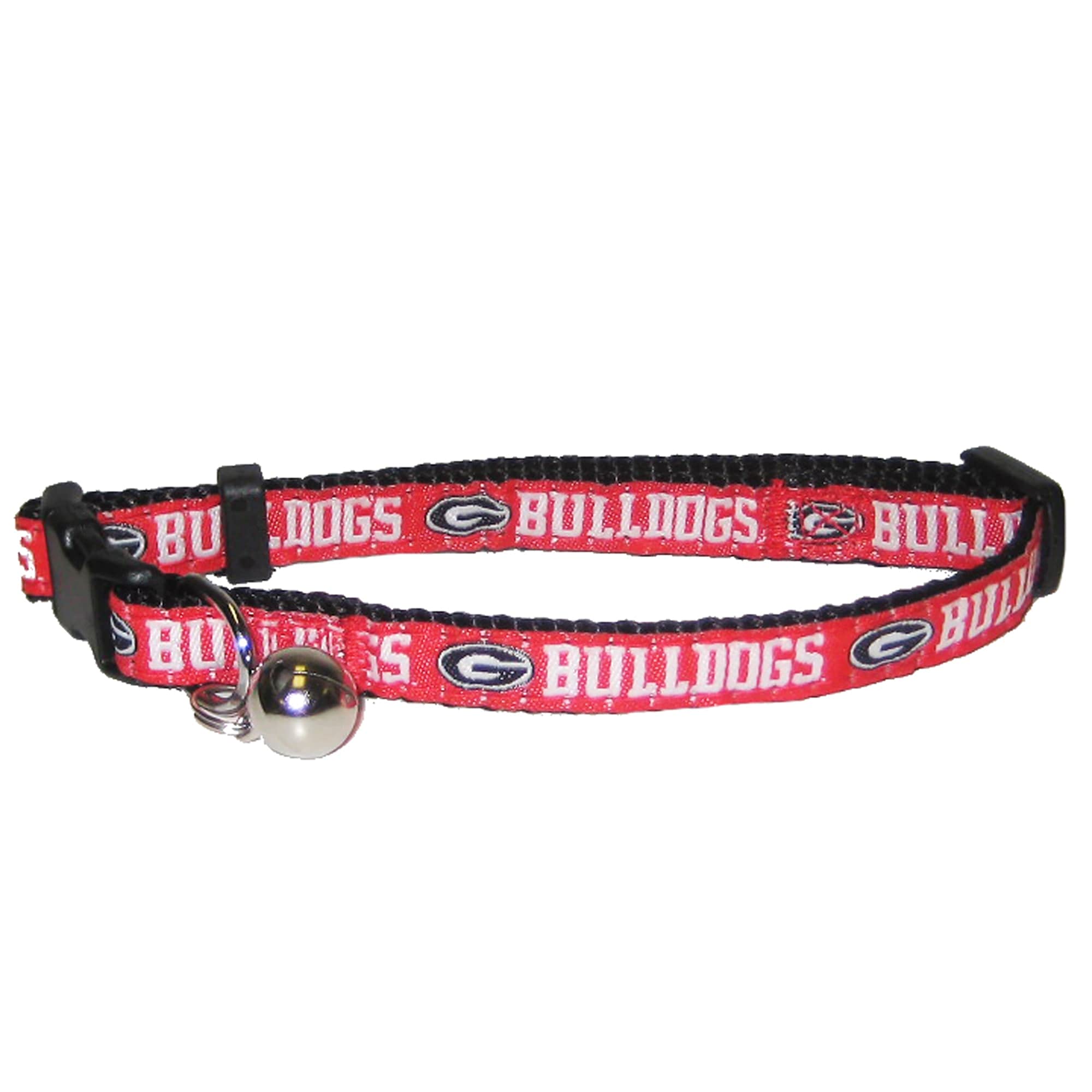 Pets First Georgia Bulldogs Cat Collar One Size