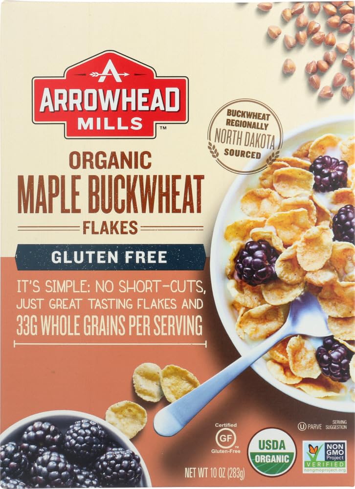 Arrowhead Mills Maple Buckwheat Flakes 10oz 6 Pack