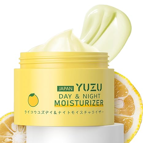 LAIKOU Yuzu Facial Moisturizer, Intense Hydration, Radiance Boosting Aging Skin, Deeply Moisturizes Enhance Skin, Even Skin Tone, Body and Face Moisturizer with Vitamin C for Day & Night Use