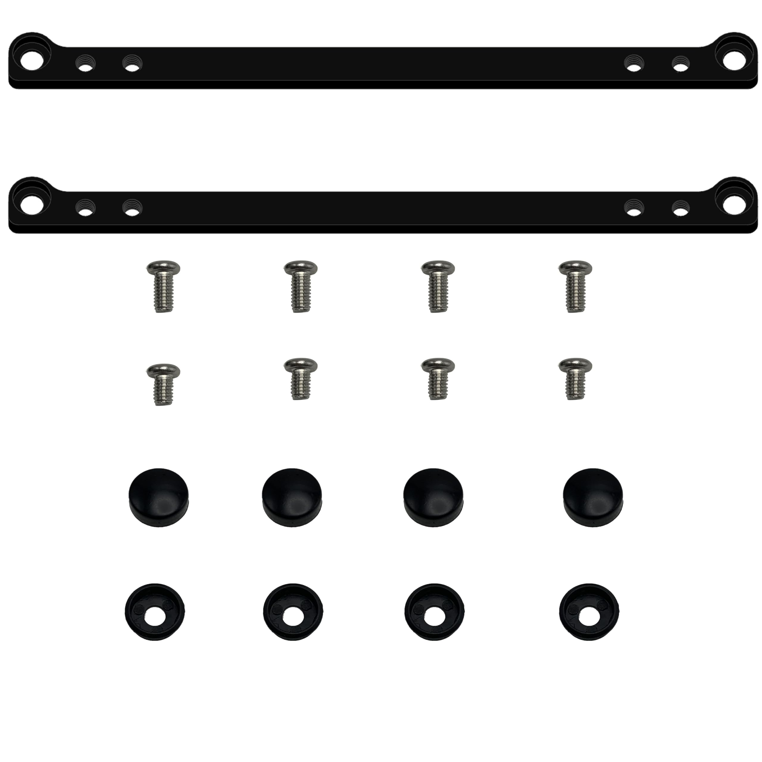 JDM Mini Truck License Plate Adapter Black 2-Pack
