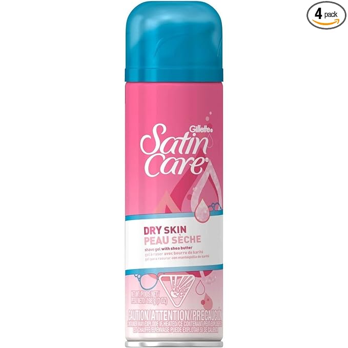 Gillette Satin Care Dry Skin Shave Gel, 7 Oz