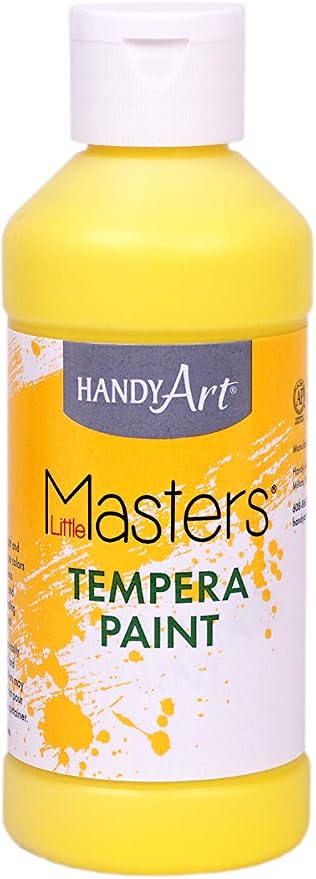 HandyArt Little Masters Tempera Yellow Paint 16oz