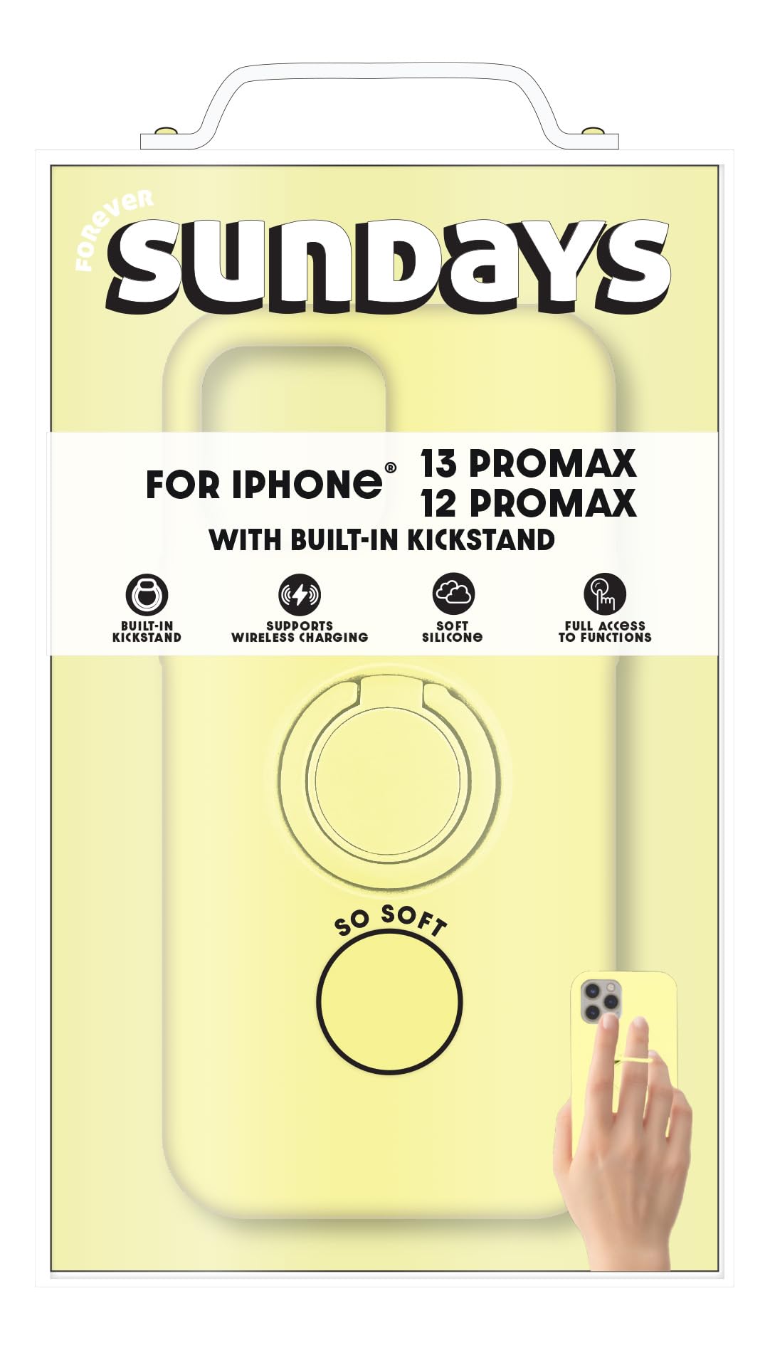 Forever Sundays iPhone Case MagSafe Kickstand Strap Kit