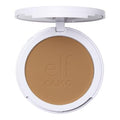 e.l.f. Camo Powder Foundation Buildable to Full Coverage, Semi-Matte Finish Comes with Applicator Sponge & Mirror 0.28oz