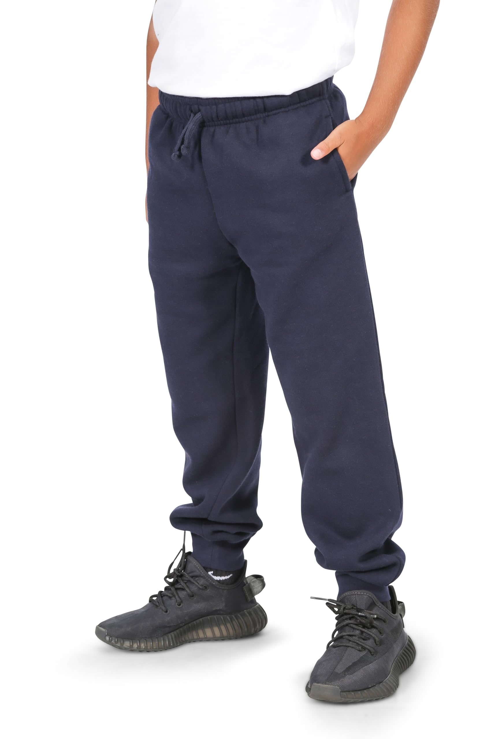 EVERYDAY KIDS Boys Navy Fleece Sweatpants Size 6/7