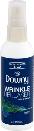 Downy Wrinkle Release Spray Plus, Static Remover, Odor Eliminator, Steamer for Clothes Accessory, Fabric Refresher and Ironing Aid, Light Fresh Scent 3oz