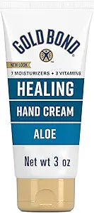 Gold Bond Aloe Healing Moisturizing Hand Cream for Dry to Extra Dry Skin Lasts Through Handwashing 3oz